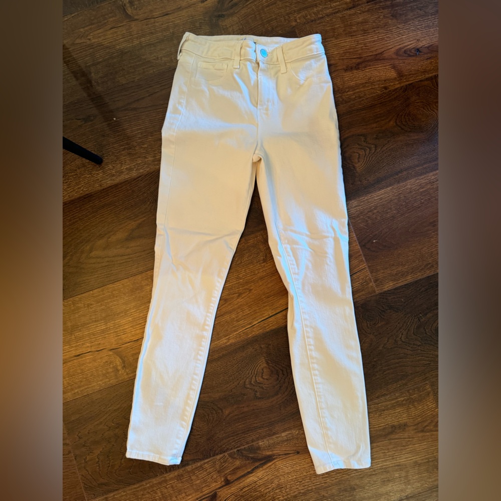 L’Agance White jeans